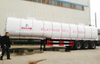 Hot Liquid Asphalt Tanker Trailer Truck 50, 000 Liters with Two Burner Heater Insulation Layer for Transport Bitumen, Liquid Asphalt, Coal Tar Oil, Crude Oil