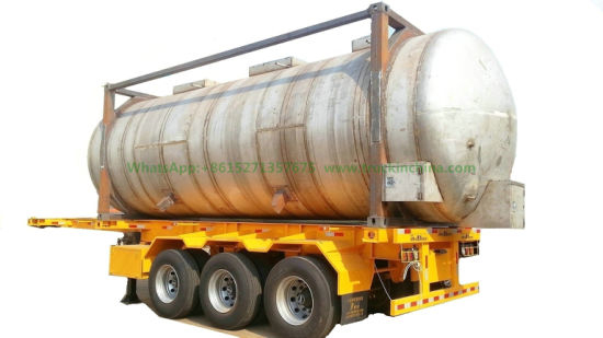 Swap ISO Tank Container Stainless Steel Heavy Duty for Used for Acid, Chemicals, Edible Oil, Liquid Food, Acetic Acid, Boric Acid, Milk, Alcohol Tansport