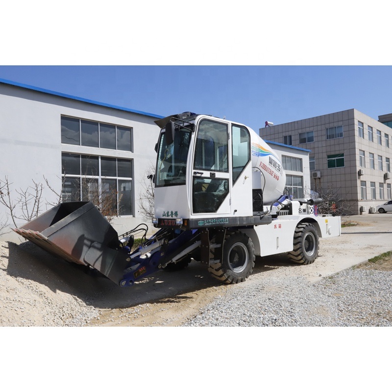 Self Loading Concrete Mixer 4m3 with Cab Rotating 180-270d and Air Conditioning (Electronic Sensors, Automatic weighing scale) EXW Wholesale Price List