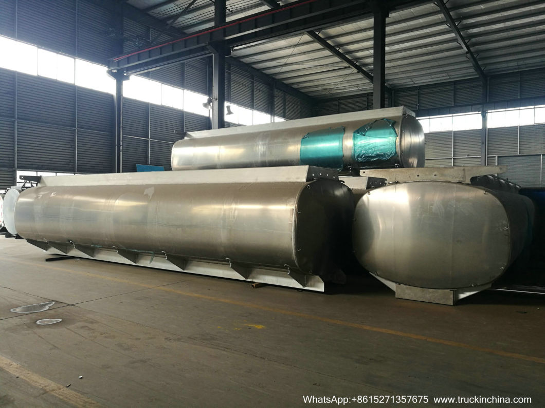 Polish Aluminum Tank Body Customizing (Fuel Gasoline Oil Tank For Tanker Trailer Truck)