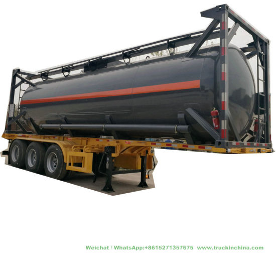Customized Sodium Hypochlorite Tank Container 30FT Naclo (LDPE Lined Tank Container)