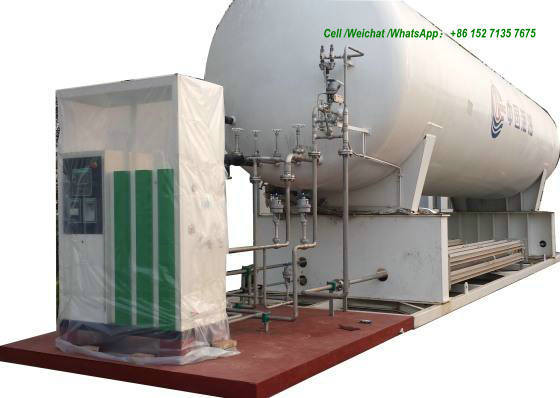 LNG Filling Plant Liquefied Natural Gas (LNG) Stations with Skid LNG Tank