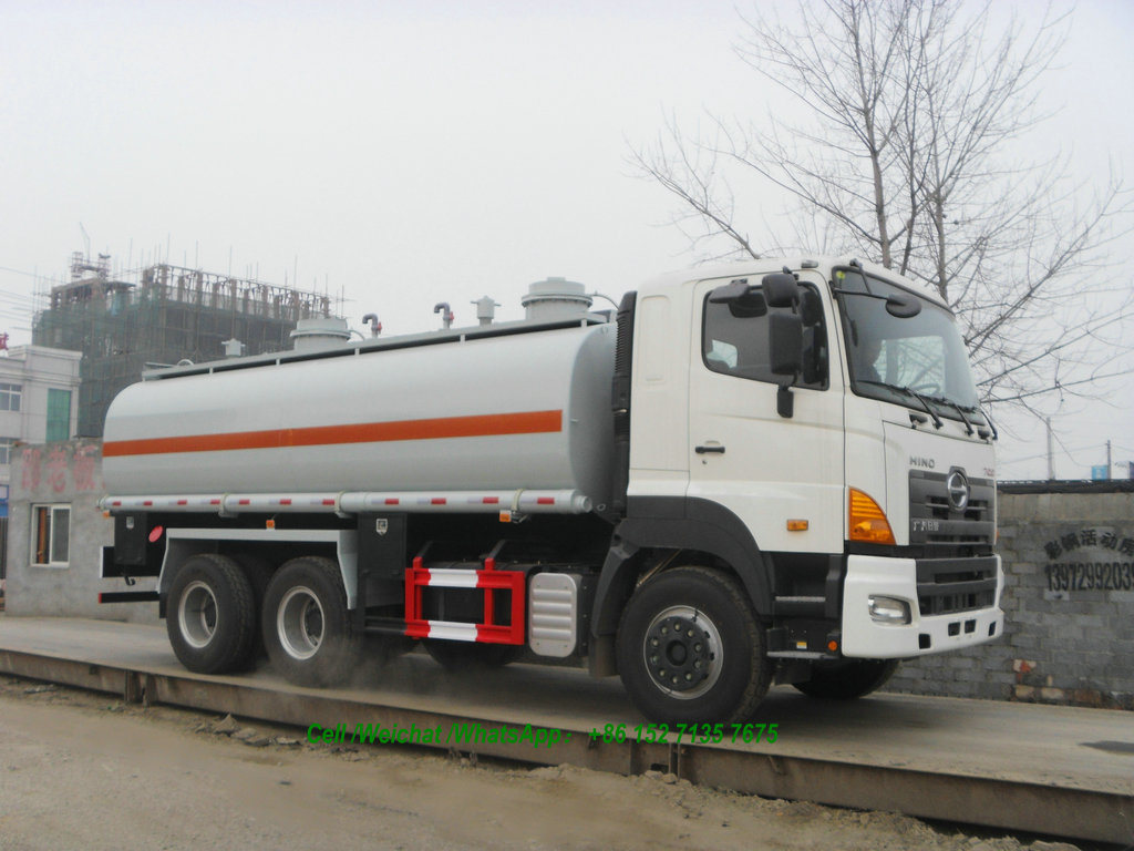 Hino 700 6X4 Tanker Truck 350HP 15000~16000L (For Chemical Acid Liquid, Drink Water, Oil, Carbon Steel / Stainless Steel, Lined PE Tank)