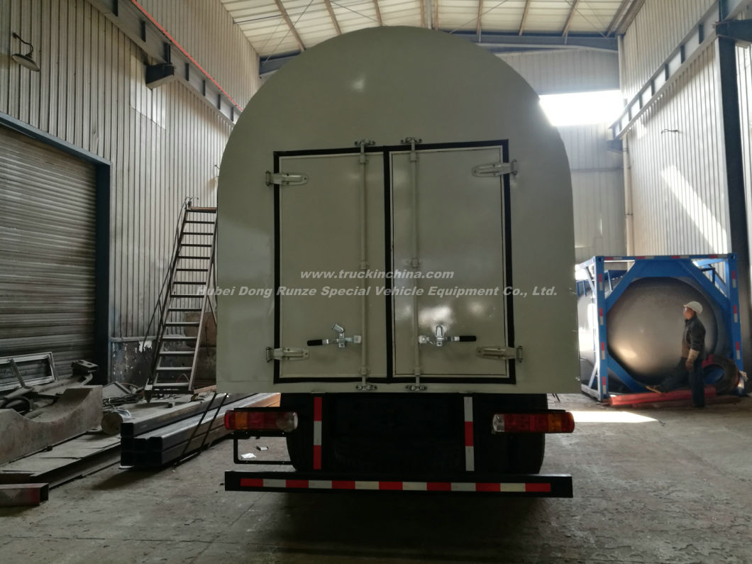Dong Run LPG Bobtail Truck 20, 000liters Bulk Cooking Gas 10 Wheels Drive