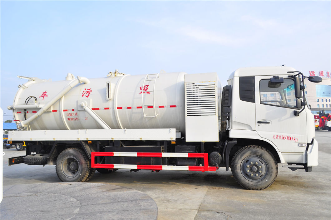 Septic Tank Truck Vacuum Sewage Suction Pump, VAC Tanker Capacity 10cbm Rhd. LHD 4X4.4X2
