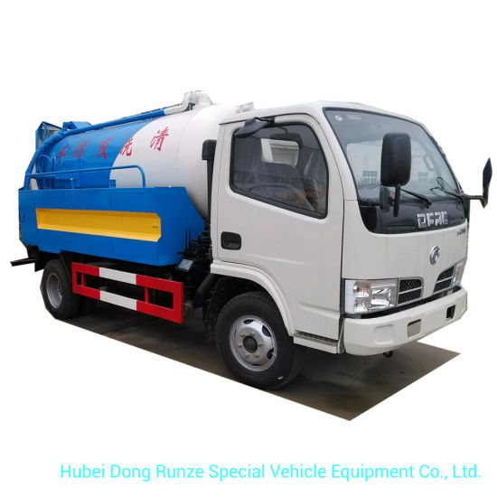 Combined Sewer Vacuum Jetting Truck 6m3 Tanker LHD or Rhd