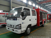 600p Double Cabin Isuzu Fire Truck Nkr Fire Fighting Truck 2500L/3000L for Sale