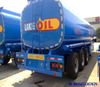 42000L Fuel Tank Trailer (Steel Fuel Tanker Semi-Trailer 3 Axles, 45000L to 54000L)