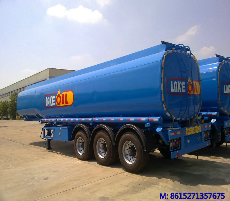 42000L Fuel Tank Trailer (Steel Fuel Tanker Semi-Trailer 3 Axles, 45000L to 54000L)
