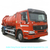 Sinotruk HOWO 6 Wheels VAC Tanker Sewage Sludge Truck with 8000L 12000L Septic Tank Rhd or LHD 4X4.4X2