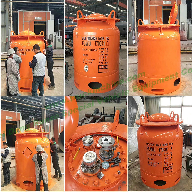 T20 Cl4ti Portable Tank Container Un1838, Liquid Silicon Tetrachloride (Medium Bulk Containers)