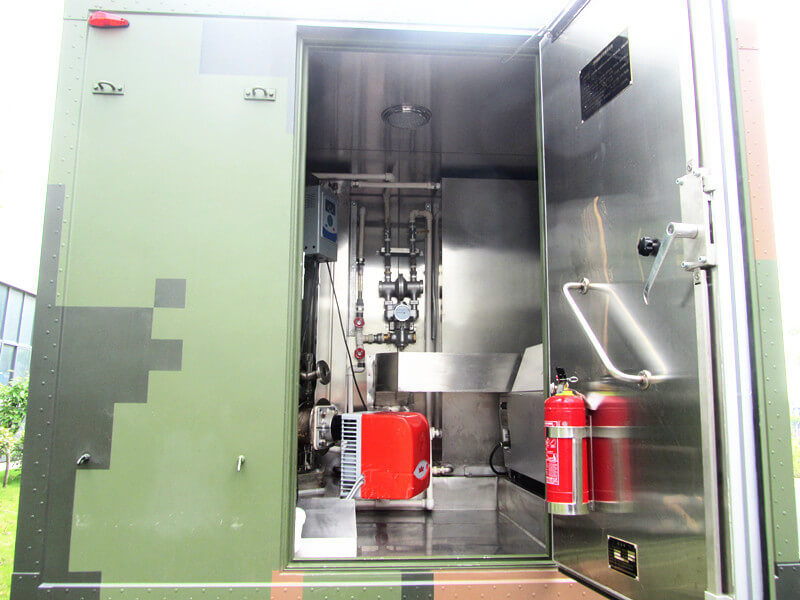 Military Troop Offroad 4X4 6X6 Mobile Camp Showers Vehicle for Satisfy 30 Soldiers Road Shower