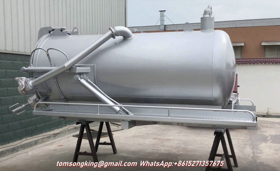 Vacuum Tank Body Septic-Emptier-Vacuum-Tanker-SKD-Kits-3, 000L - 10, 000litres