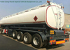 Steel Fuel Tanker Semi-Trailer 4 Axles Tank Capacity 55000L to 72000L (Crude Oil, Diesel, Gasoline)