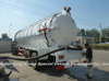 2 Axles Vacuum Tanker Trailer 20cbm