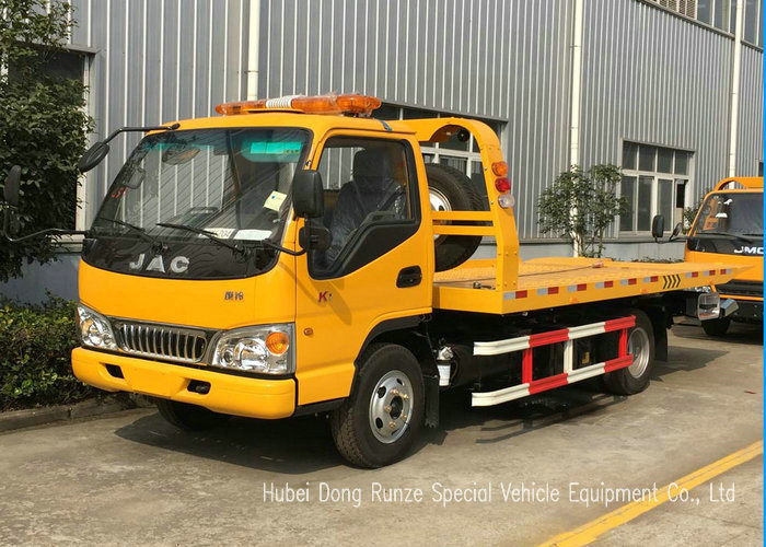 JAC 5ton Small Roll Back Flatbed Wrecker LHD 4X2 Rolling Back Recovery Euro 5.6 Engine