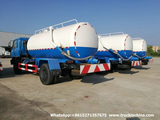 High Capacity 10m3 10000L Diesel Vacuum Tanker Truck