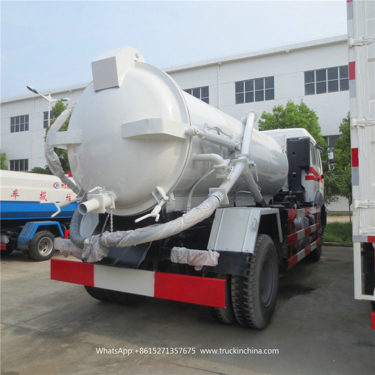 Beiben 1627 Vacuum Sewage Suction Tanker Truck 10000 L