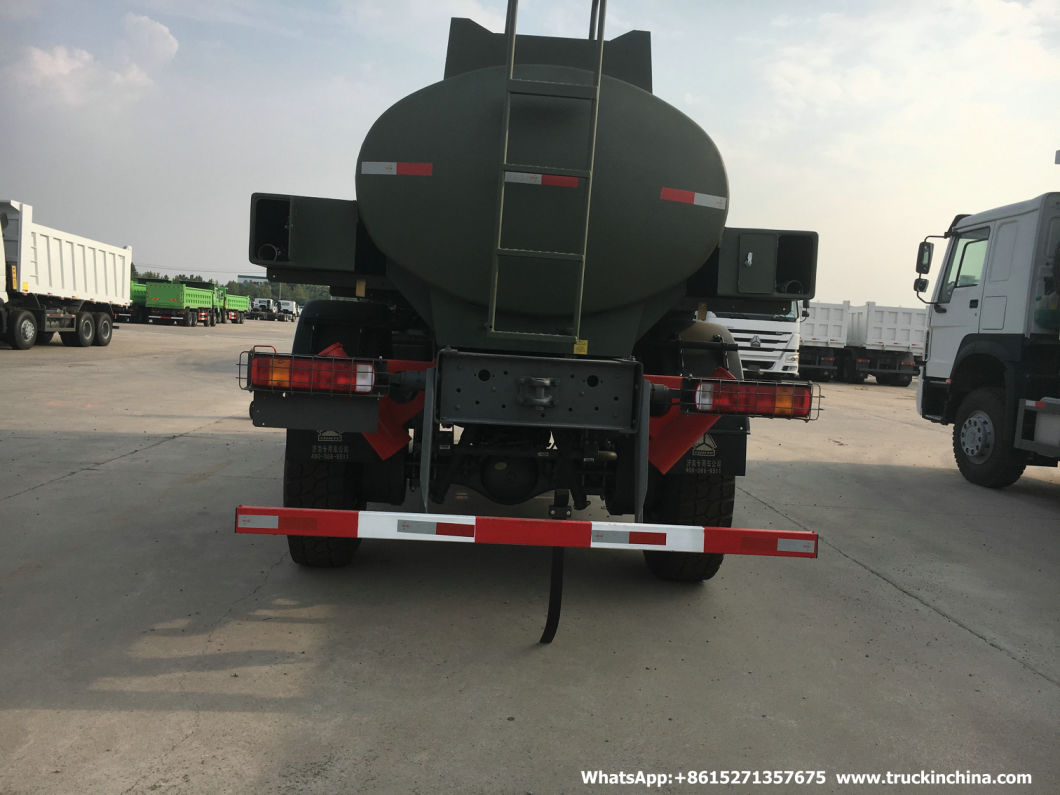HOWO Diesel Fuel Bowser Truck 5000-10000 Liter (4X4 Wheels All wheels Off Rough Road Transport Gasoline, Diesel Oil, Lubricating Oil and Coal Tar Oil Tanker)