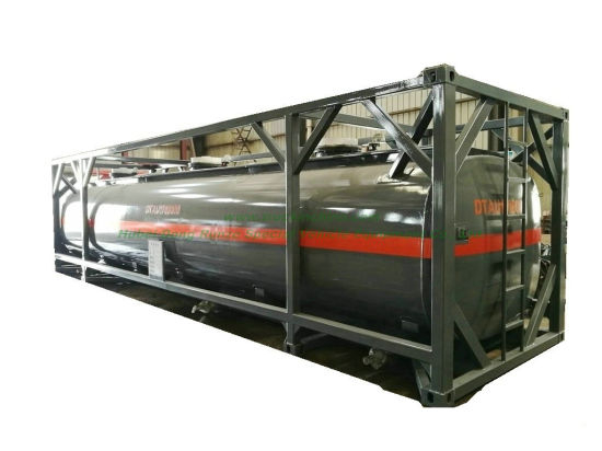 Custermizing Road ISO Tank Containers 40FT for Liquid Caustic Soda (Naoh Max 50%; Bleach Naocl 15% and Acid HCl 35%, 26000L-40, 000L