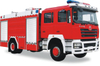 F3000 Shacman Fire Truck Duble Cabin Water Tank 8000L