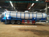 Sulfuric Acid Tanker V Shape Tank 22, 000liters Loading 99.8% H2so4 Transport 40 Ton