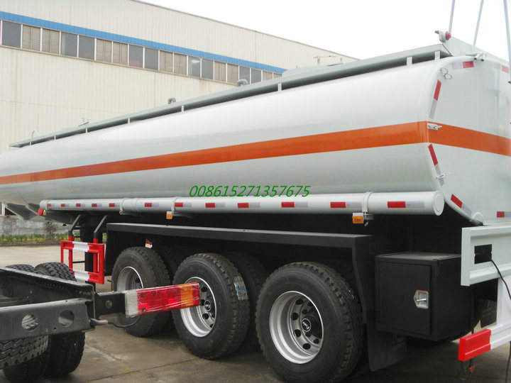 Hydrochloric Acid Tank Semi Trailer 2 Axles 19900liters, 22400liters