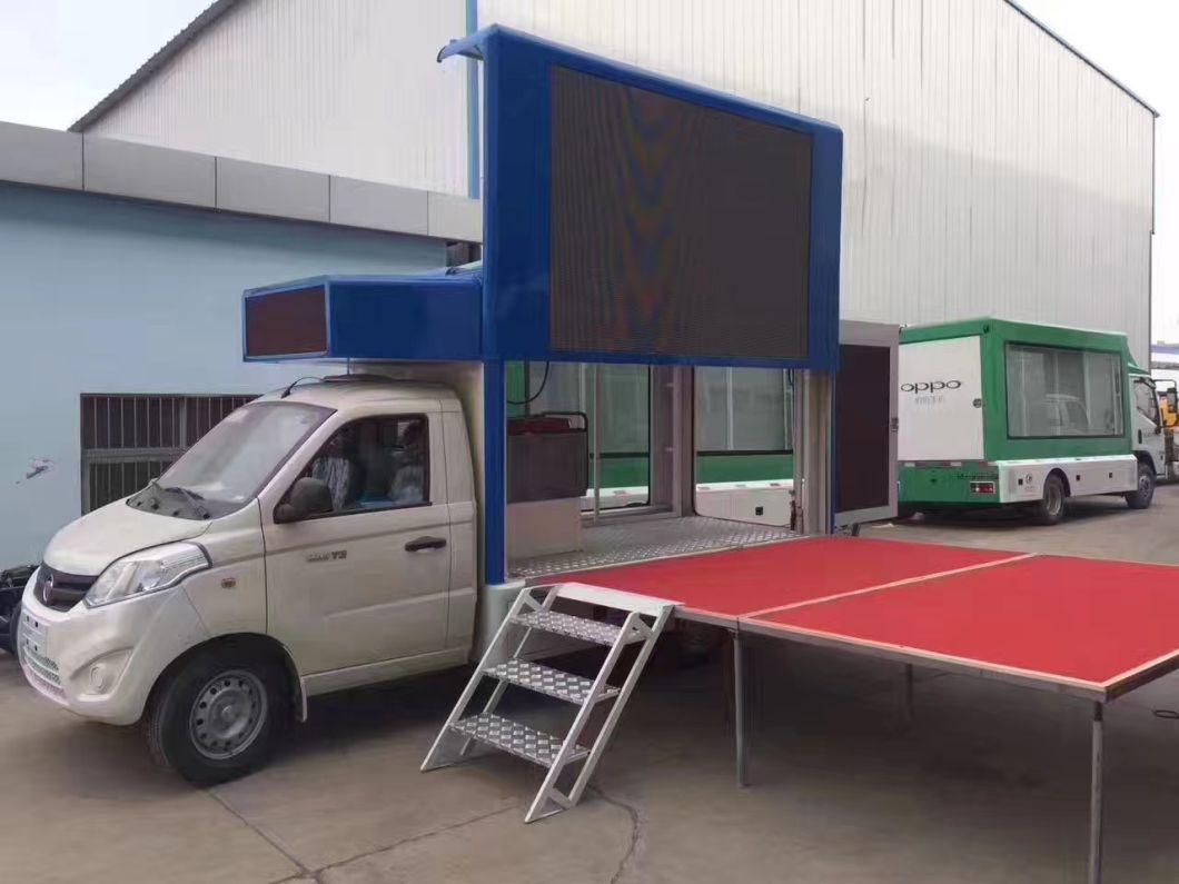 Mini P4 LED Display Truck Foton LED Billboard Van