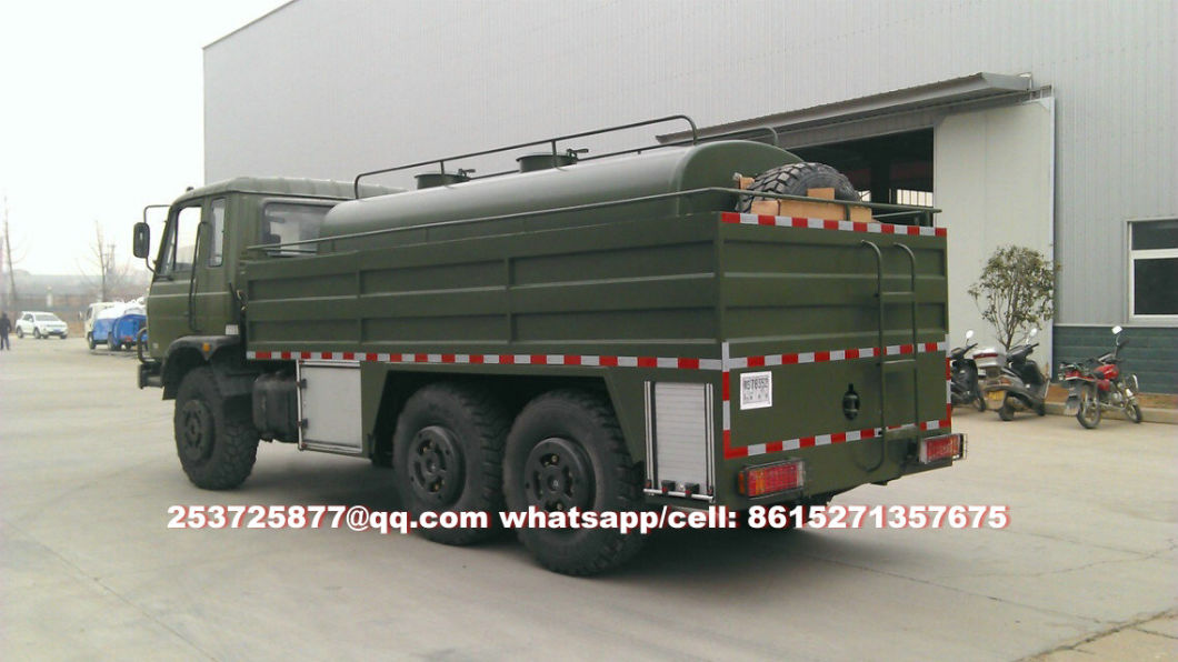 Dongfeng 6wd off Road Spray Water Sprinkler Truck 9tons (6X6 Tanker Bowser with Pump)
