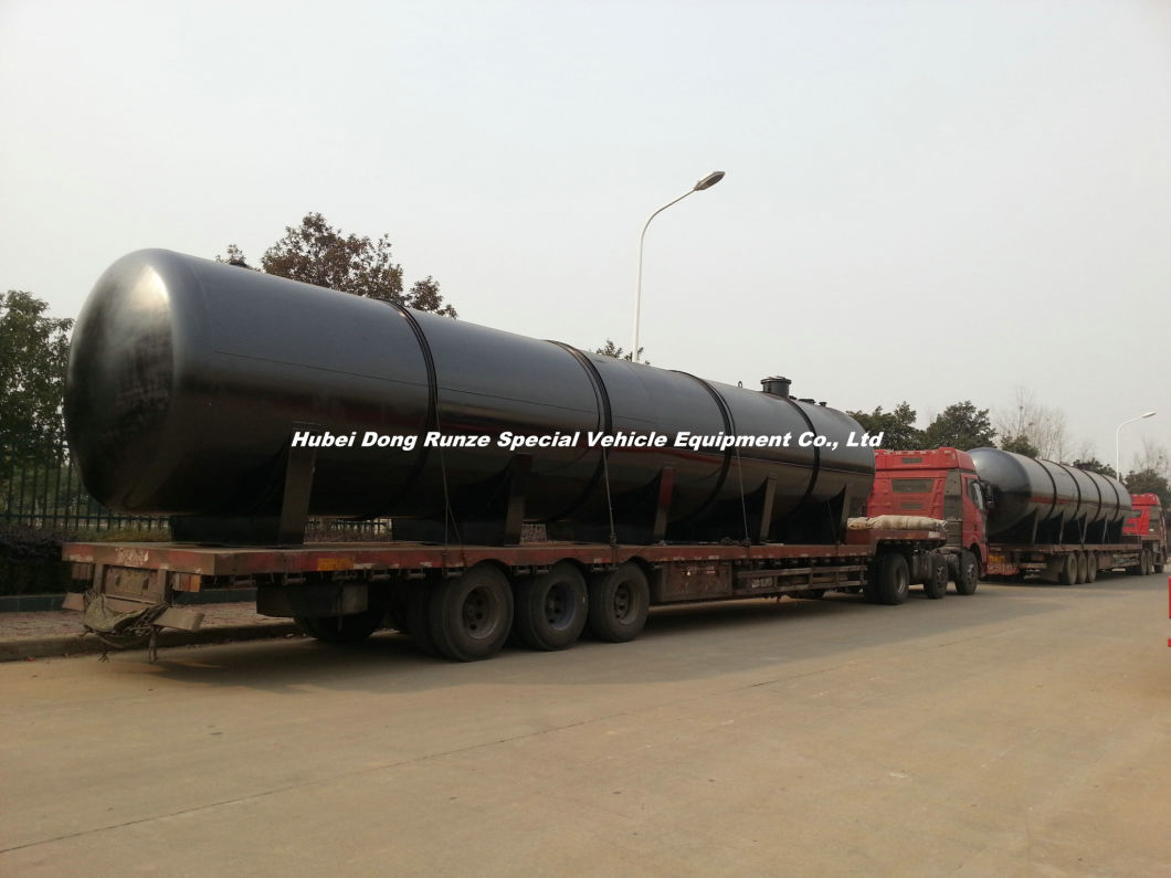 Acid Storage Tank for Oil Fied Chemical Contain Hydrochloric Acid 120cbm Horizontal