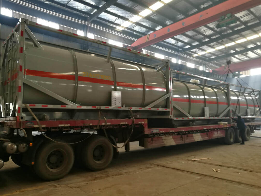 iso 20ft PE lined acid portable tank container (5)