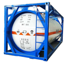 20 Feet 21cbm ISO Standard Liquid Chlorine Storage Tank Container For UN1017 Cl2 Road Tansport