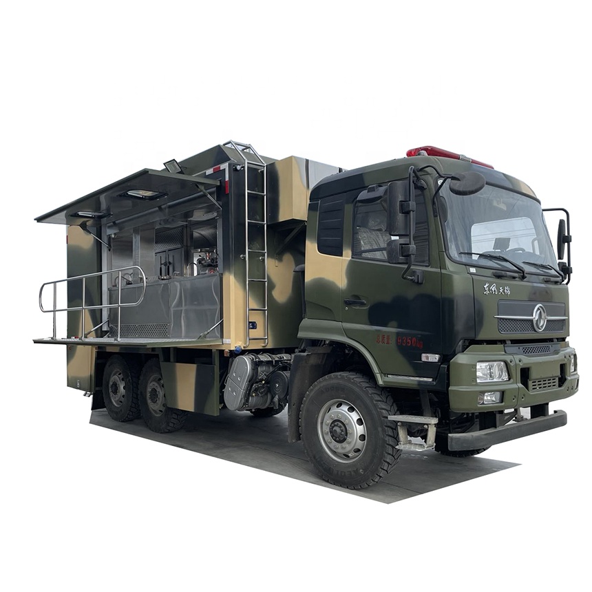 Dongfeng offroad 6x6 mobile kitchens (9)