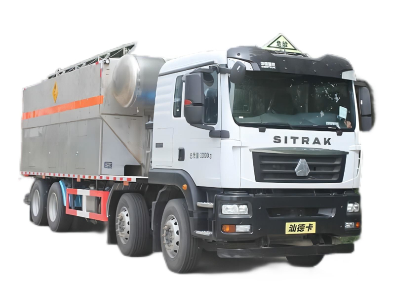  Customize SITRAK On-Site Mixed Heavy ANFO Emulsion Explosives Truck