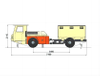 Diesel Engine Explosives Blasting Equipment Carrier for Underground Mines