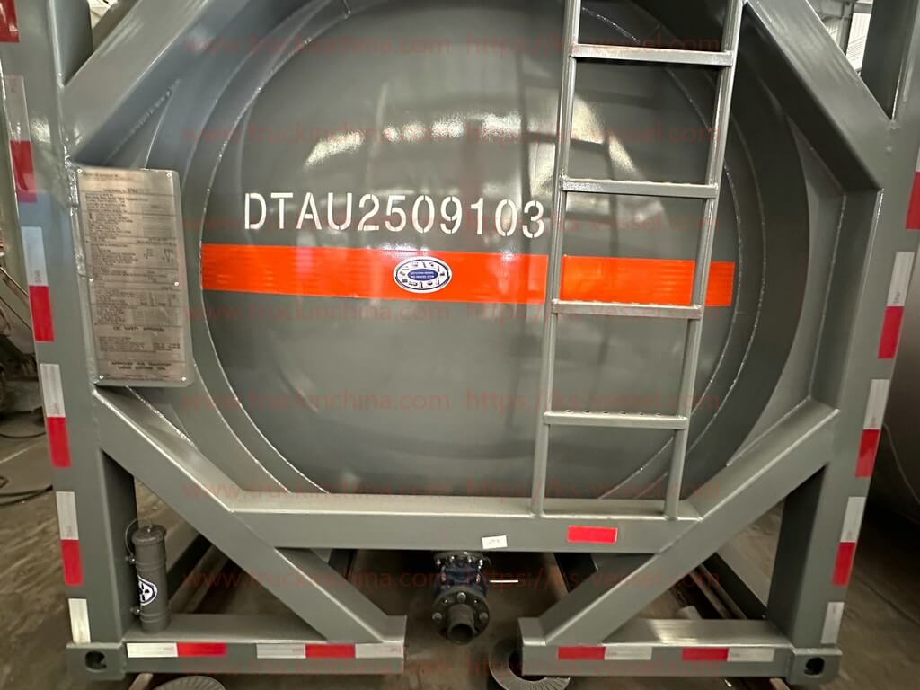 ISO tank Container T14 PE Lined for HCL HF Acid (10)