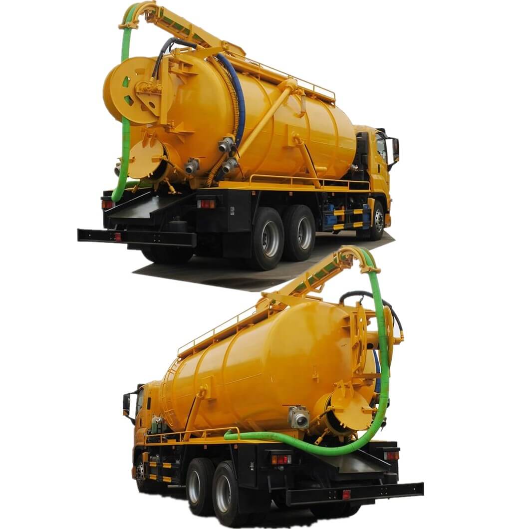 Dongfeng 25Ton Hydrovacs Vacuum Hydro Excavation Vehicle Combined Sewer Suction Jetting Truck (14m3 Sewage+11m3 Clean Water)