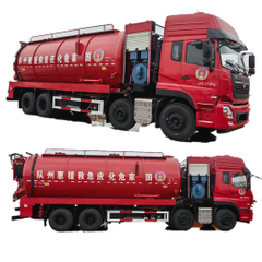 Dongfeng 25Ton Hydrovacs Vacuum Hydro Excavation Vehicle Combined Sewer Suction Jetting Truck (14m3 Sewage+11m3 Clean Water)