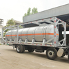 30FT Nitric Acid Above 70% HNO3 Storage Transport Tank Container ( Pure Aluminium Tank 22CBM)