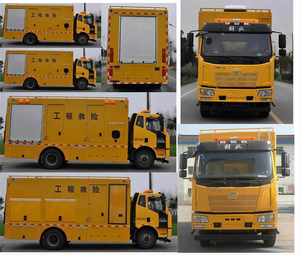 FAW Flood prevention and rescue trucks