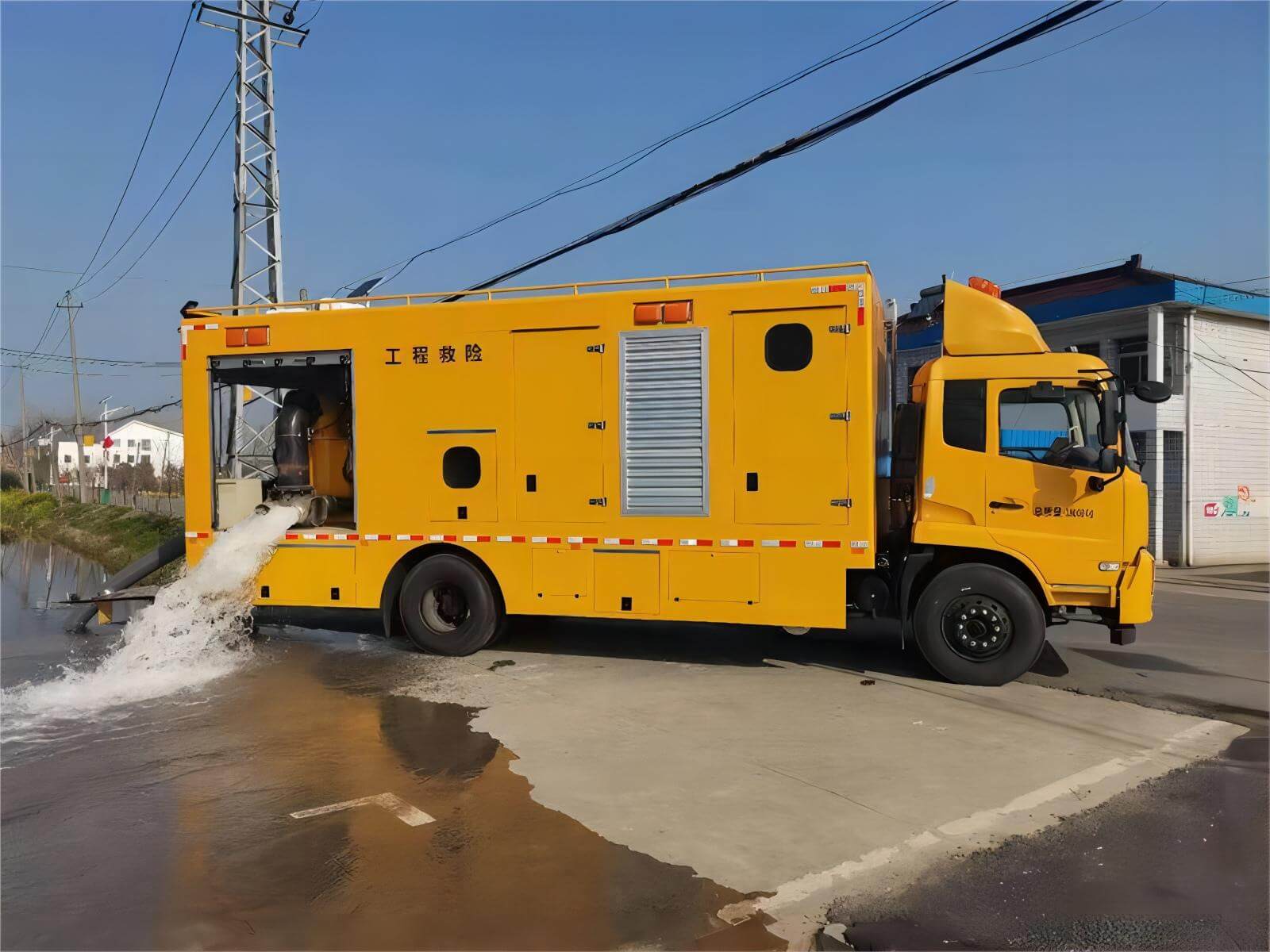 Mobile Drainage Rescue pump truck (18)