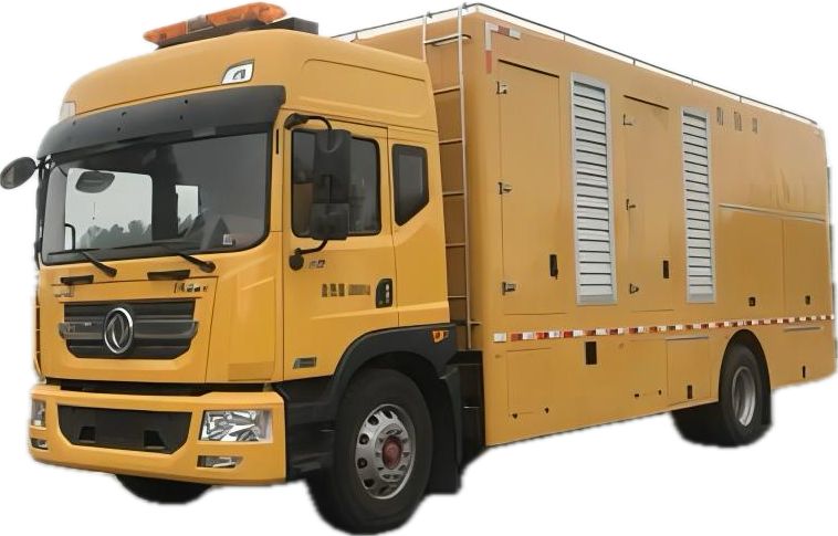 DFAC Large Flow Drainage Emergency Rescue Trucks with Generator 350kw Pump 3000m3/h