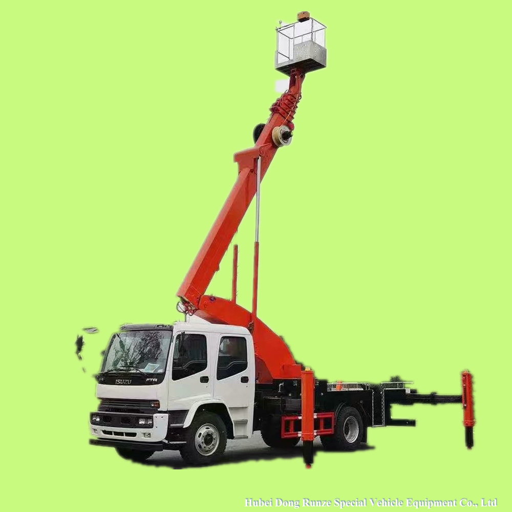 ISUZU Aerial Platform bucket Truck for manlift (4)