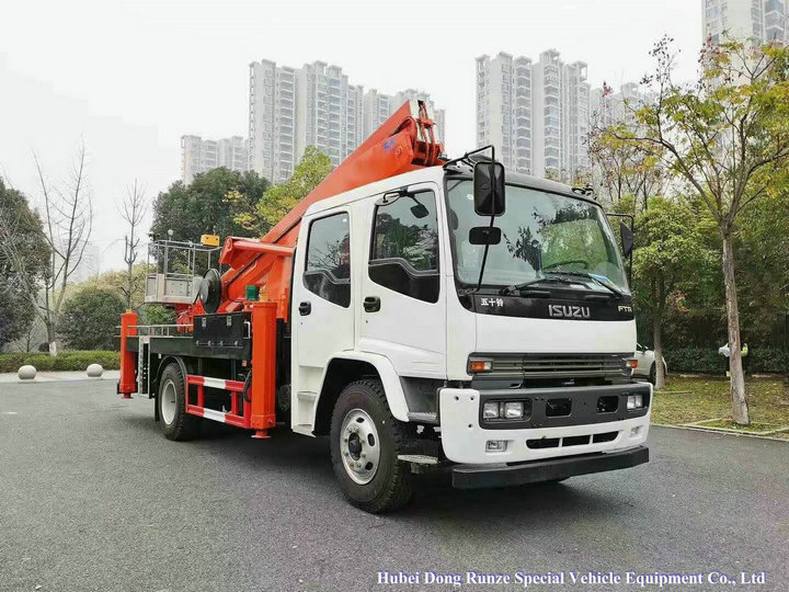 ISUZU Aerial Platform bucket Truck for manlift (1)