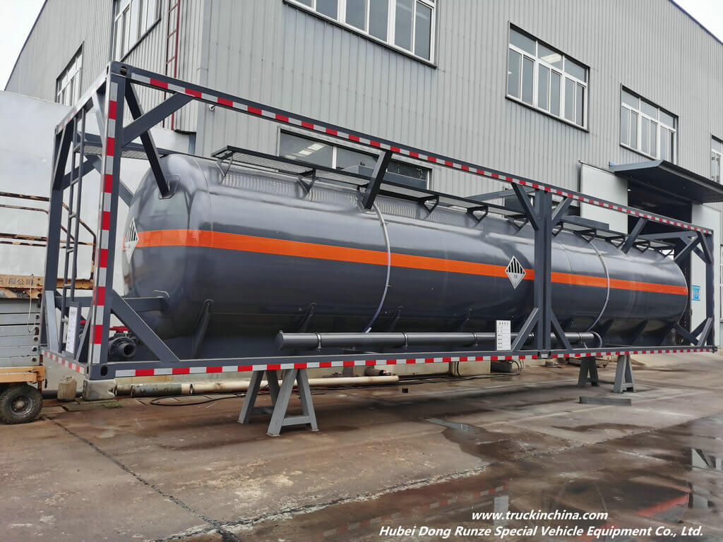 Iso 40FT Chemical liquid HCl acid tank container (5)