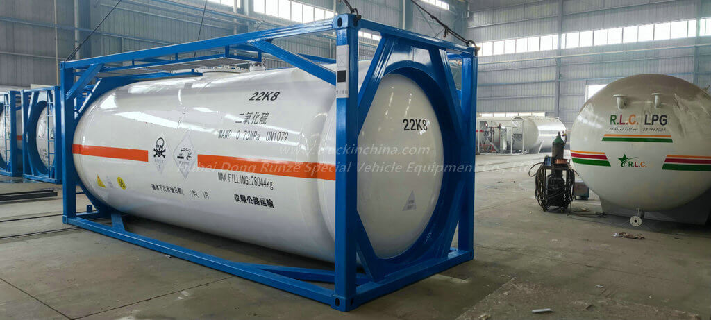 20FT ISO Tank Container for sulfur dioxide SO2 (5)