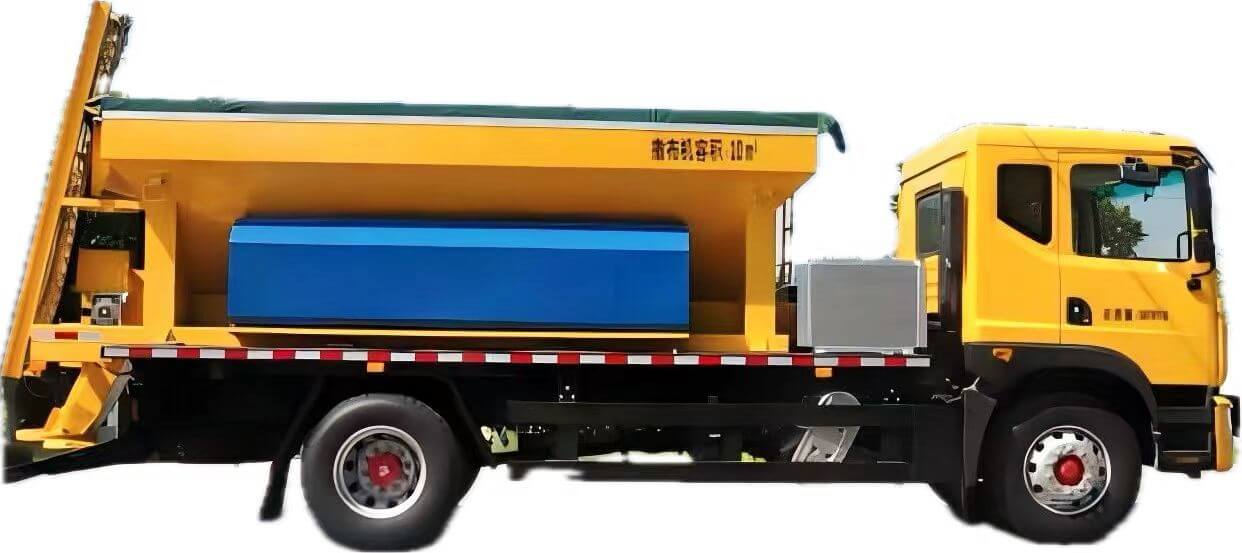 Customize Multi-Functional Dongfeng Snow Sweeper Truck With Snow-Melting Agent Dispenser