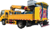 Multifunction 20m Aerial Work Platform Manlift Bucket Truck With TAM Attenuator Anti-Collision Unit