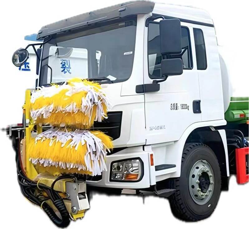 Customize Shacman Guardrail Cleaner Truck (10-12 M3 Water Tank)