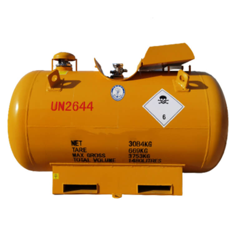 IBCs Methyliodide UN2644 T21 Portable Tank Transport Iodomethane (Methyl Iodide Cylinder)